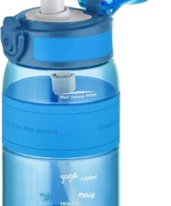 FiftyFifty Pipetli(ısırılamaz) 440 ml Silikon Gövde Tritan Su Matarası
