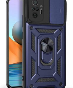 Xiaomi Redmi Note 10 Pro için Kılıf Impact Resistant Lacivert [Redmi Note 10 Pro ile Uyumlu Kılıf - Lacivert]