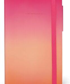 - Not defteri çizgili, M beden, My Notebook fildişi renkli kağıttan 90 g/m², 192 sayfa, yumuşak kapak, lastik bantlı kilit, boyut 13 x 21 cm, Golden Hour