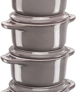 Mini Cocotte Set, 4'lü, Yuvarlak, Ceramic By Staub