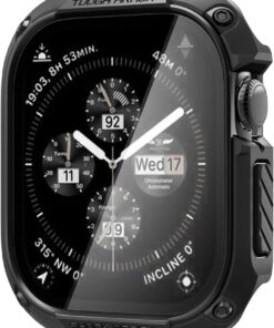 Apple Watch 46mm Seri 10 Kılıf Tough Armor Black - ACS08603