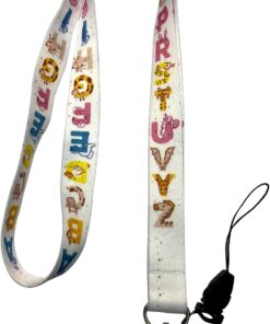 Alfabe Öğretmen Boyun ipi ve Telefon Askısı Lanyard