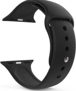 Apple Watch SE 44mm için Kordon ActiveFlex Wristband Siyah [Watch SE 44mm ile Uyumlu Kordon, Kayış - Siyah]