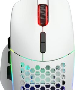 Oyun Modeli I Kablolu Oyun Faresi - 69g Süper Işık, 2 Değiştirilebilir Düğme, RGB, PTFE Ayak, 9 Programlanabilir Düğme, Yan Parmak Dayanağı - Beyaz