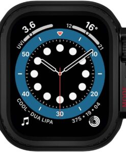 Apple İle Uyumlu Watch 44mm to Apple İle Uyumlu Watch Ultra 49mm Kasa Dönüştürücü Watch Gard 33 Siyah