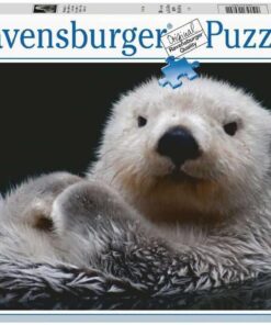 Puzzle 16980 - Tatlı Küçük Otter - 500 Parça Yapboz 10 yaşından büyük çocuklar ve yetişkinler için, hayvan motifli yapboz