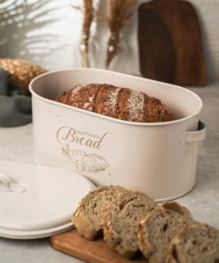 Metal Metal Kapaklı Ekmeklik (Bread Baskılı) Ln1022K