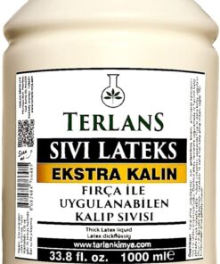 Ekstra Kalın Sıvı Lateks 1000 ml Fırça ile Sürülebilir Kalıp Sıvısı Thick Liquid Latex