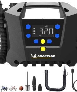 MC34259 11.1Volt/2.5Ah. Li-ion 120PSI Ayarlanabilir Dijital Basınç Göstergeli Şarjlı Lastik & Yatak Şişirme Pompası