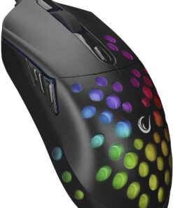 SMX-R66 ROCKET Ultra Hafif Siyah RGB Ledli 12000dpi Gaming Oyuncu Mouse