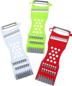 5 in 1 Çok Fonksiyonlu Sebze Meyve Soyucu Dilimleyici 5 in 1 Rende Sarımsak Ezici