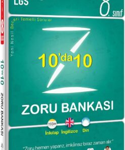 Sınıf 10'da 10 Zoru Bankası (Kapak Değişebilir)
