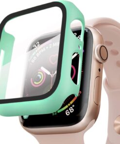Apple Watch Series 4 44mm Kılıf Matte Premium Slim WatchBand Mint Yeşili