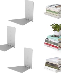 Conceal görünmez kitaplık ve duvar rafı, metal, 3'lü set, küçük