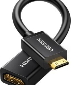 Mini HDMI Adaptörü 4K Mini HDMI Erkek - HDMI Kadın 3D Ethernet ARC Raspberry Pi Zero için (20CM)