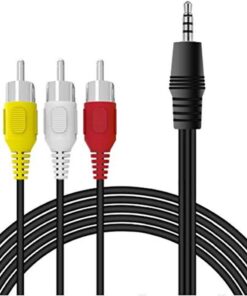 4824 3.5 mm Stereo To 3 Rca Dişi Tos Çevirici Dönüştürücü Ses Kablosu