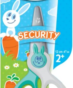 Baker Ross Maped Kidi Cut makas, 12 cm, çocuklar için fiberglas bıçaklı