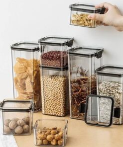 Akrilik Kilitli Kare Saklama Kabı 700ml 3 Adet, 700ml 3'lü Kilitli Saklama Kabı | Güvenli ve Pratik Akrilik Kilitli Kare Saklama Kabı 700ml - 3'lü Set ile Eşyalarınızı Düzenleyin!