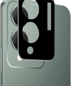 Vivo Y17s Kamera Lens Koruma Camı V2 Siyah [Y17s ile Uyumlu Ekran Koruyucu - Siyah]