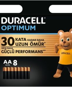 Optimum AA Alkalin Kalem Pil (8'li Paket) 1,5V - LR6 MX1500