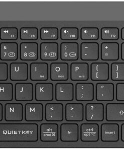 TECH FBK23 AS Bluetooth+2.4Ghz Kablosuz Q Türkçe FN-Multimedya Sessiz Ultra İnce Özellikli Emoji Tuşlu ve Uyku Engelle Modlu Siyah Klavye