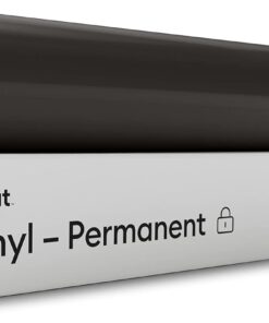 2006840 Premium Kalıcı Vinil, Siyah, 12" x 180"