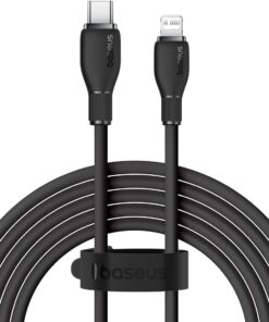 Pudding Hızlı Şarj Özellikli Type-C to Lightning Kablo 20W, 1.2 Metre, Siyah