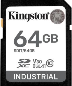 Endüstriyel SD Kart, 100MB/s'ye kadar, Yüksek Dayanıklılık, UHS-I U3 V30 A1, (SDIT/64GB)