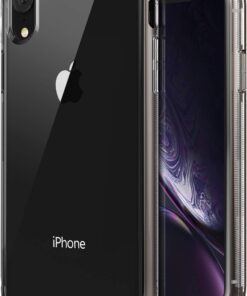 Design VRS93935 iPhone XR Crystal Bumper Kılıf, Metal Black