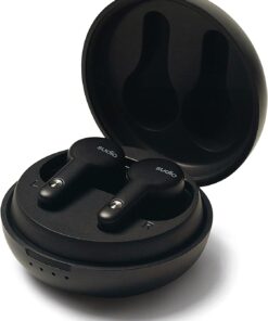 A2 Siyah Gerçek Kablosuz Kulaklık Şarj Kılıfı, Kulak İçi Gürültü Önleyici Kulaklık, Bluetooth 5.2, 30 Saat Oyun Süresi, IPX4 Su Geçirmez