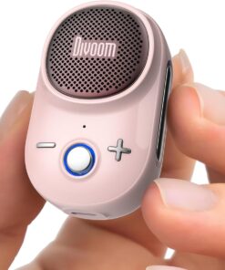 Itour-S Taşınabilir Mini Giyilebilir Bluetooth Hoparlör, Büyük Ses ve Punchy Bas, Klipsli Tasarım, IP67 Su Geçirmez ve Toz Geçirmez, 10 Saat Çalma Süresi, Ev, Seyahat, Ofis ve Dış Mekan için