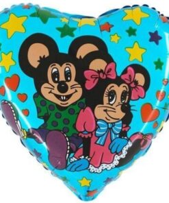 Castle 18'' M.& P. Embrace Folyo Balon- 10 Adet