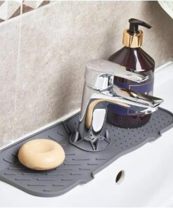 Tutucu Musluk Matı - Mutfak ve Banyo için Koruyucu Musluk ve Lavabo Altı Mat
