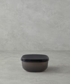 Home Morgan Plastik Saklama Kabı 16x"6 cm Siyah