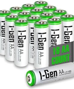 B135 16 Adet AA 2700 mAh Şarj Edilebilir Kalem Pil 1.2V Ni-MH Şarjlı Pil
