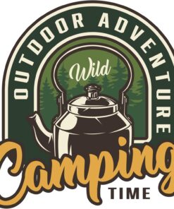 Aksesuar Adventure Camping Çay Tea Sticker Oto Sticker Off Road 10 x 10 cm