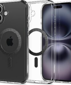 iPhone 16 Plus Kılıf Ultra Hybrid MagFit MagSafe özellikli Carbon Fiber - ACS08077