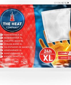 HEAT COMPANY El Isıtıcısı XL — 10'lu Paket - Ekstra Sıcak — Büyük Cep Isıtıcı — Isı Pedi — 24 Saat Sıcak Eller - Havayla Çalıştırılmış — Tamamen Doğal
