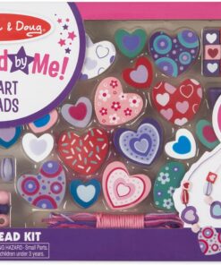 & Doug 14175 Ahşap Boncuk Dizme Tatlı Kalpler