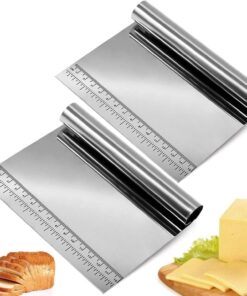 Hamur Kesici Çelik,Metal Hamur Sıyrıcı,Pasta Sıyırma Aparatı,Hamur Dilimleyici,Pasta Ve Pastacılık İçin Çelik Şekillendirici Ve Hamur Porsiyonlayıcı