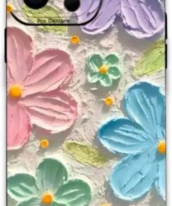 11 Yağlıboya Çiçek Deseni Telefon Kılıfı – Zarif ve Koruyucu Tasarım (11 florence)