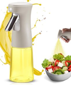 Püskürtme yağ spreyi mutfak için Cam yağ dağıtıcısı, 240 ml, yağ püskürtücüsü ince sis spreyi, sprey difüzör, sprey difüzör, yağ ve sirke