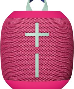Ears Wonderboom 4 PembeUltimate Ears, WONDERBOOM 4 Taşınabilir Su Geçirmez Bluetooth Hoparlör, Büyük Bas ve 360 Derece Ses, 40 m Kullanım Mesafeli Toz Geçirmez Batmaz Hoparlör, Pembe