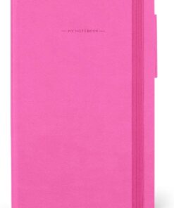 - Noktalı defter, orta, 192 sayfa, yumuşak PU kapak, FSC® sertifikalı kağıtta, beyaz kağıt 100 g/m², çift yer imi, toka bandı, 13 x 21 cm, Bougainvil rengi