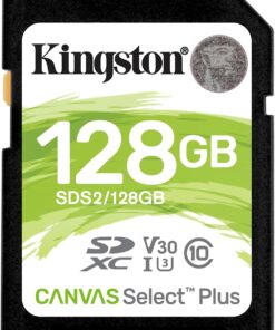 Canvas Select Plus 128GB SD Hafıza Kartı, SDS2/128GB, UHS-I, U3, V30