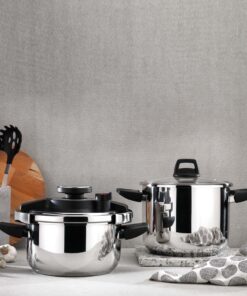 Schafer Compact Düdüklü Tencere Seti, Siyah, 2'li, 4 Parça