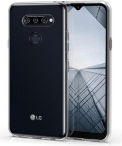 LG K50s için Kılıf Transparent Soft Beyaz [K50s ile Uyumlu Kılıf - Beyaz]