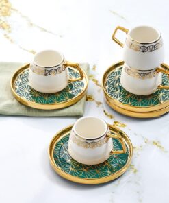 Verde 6 Kişilik 90 ml Kahve Fincanı