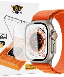 LABS Watch Ultra 2/Ultra Uyumlu 49mm EastFit 2 Adet Ekran Koruyucu, Uygulama Aparatlı, Tam Kaplayan, Yüksek Hassasiyetli, Slim