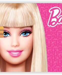 Aksesuar Barbie Kart Kaplama Sticker Kart Etiketi